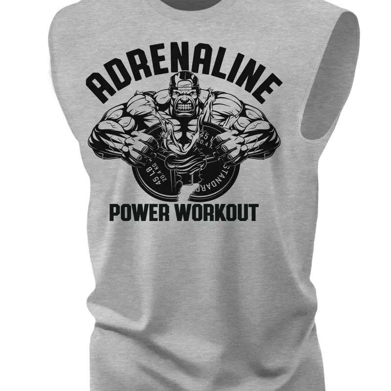 020. Adrenaline Power Workout Muscle Tank Top for Men T-Shirts, Hoodie, Sweatshirt | InkThreadWorks.com
