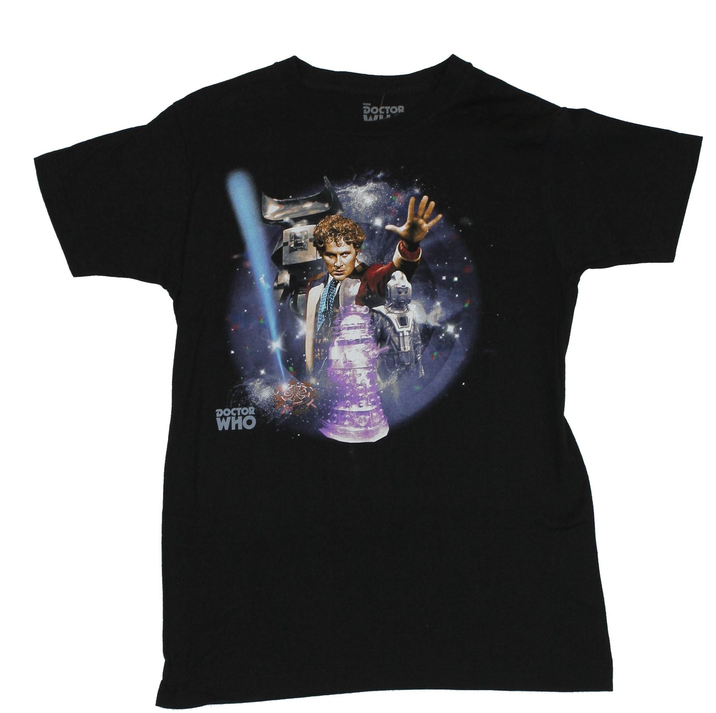 Doctor Who Mens T-Shirt - Tv Image Photo Collage of the Sixth