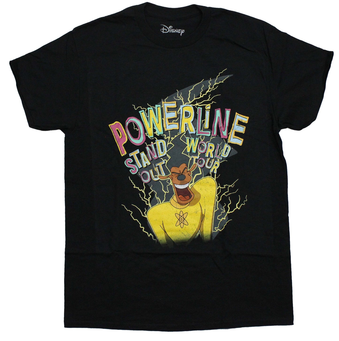 The Goofy Movie Mens T-Shirt - Powerline Stand Out Tour