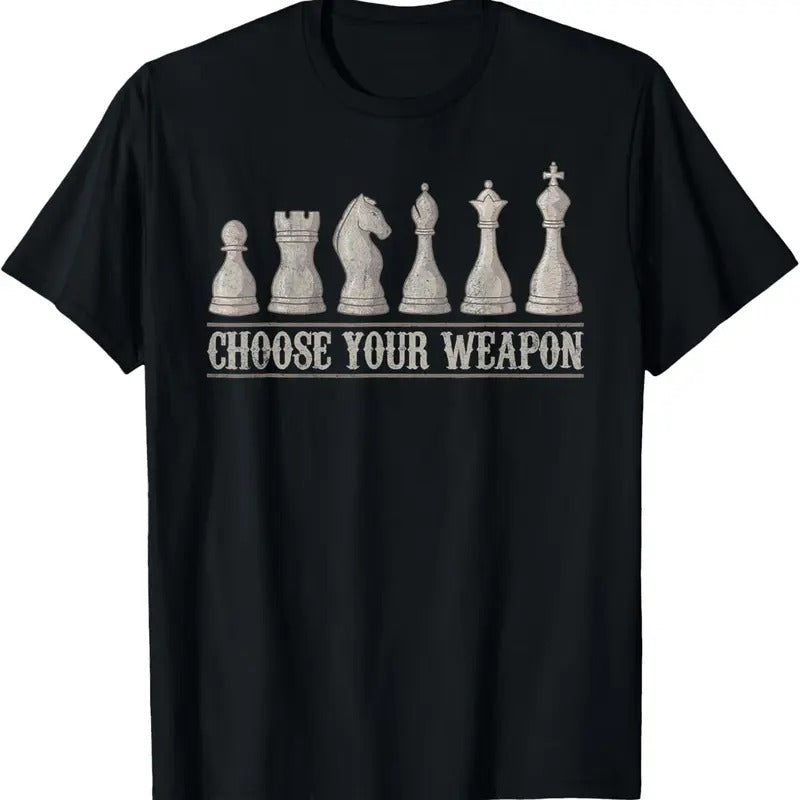 100% Cotton Funny Chess Gift For Chess Lover s Boys Girls Cool Player T-Shirt