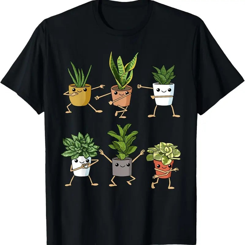 100% Cotton Plant Lover Gift Women Florist Tshirt Gardener Gifts Plants T-Shirt