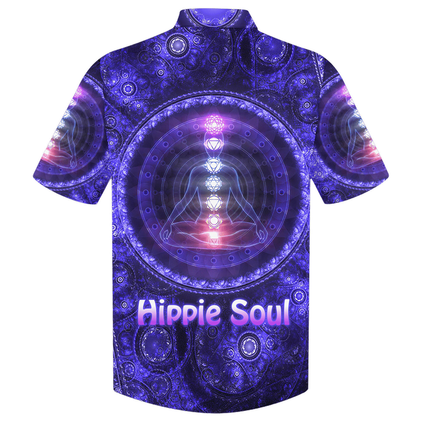 Hippie Hawaiian Shirt Psychedelic Retro Summer Vacation Style NV-HIPPIE-13