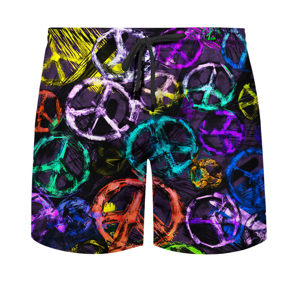 Hippie Hawaiian Shirt Psychedelic Summer Gift For Men HBLTHI5