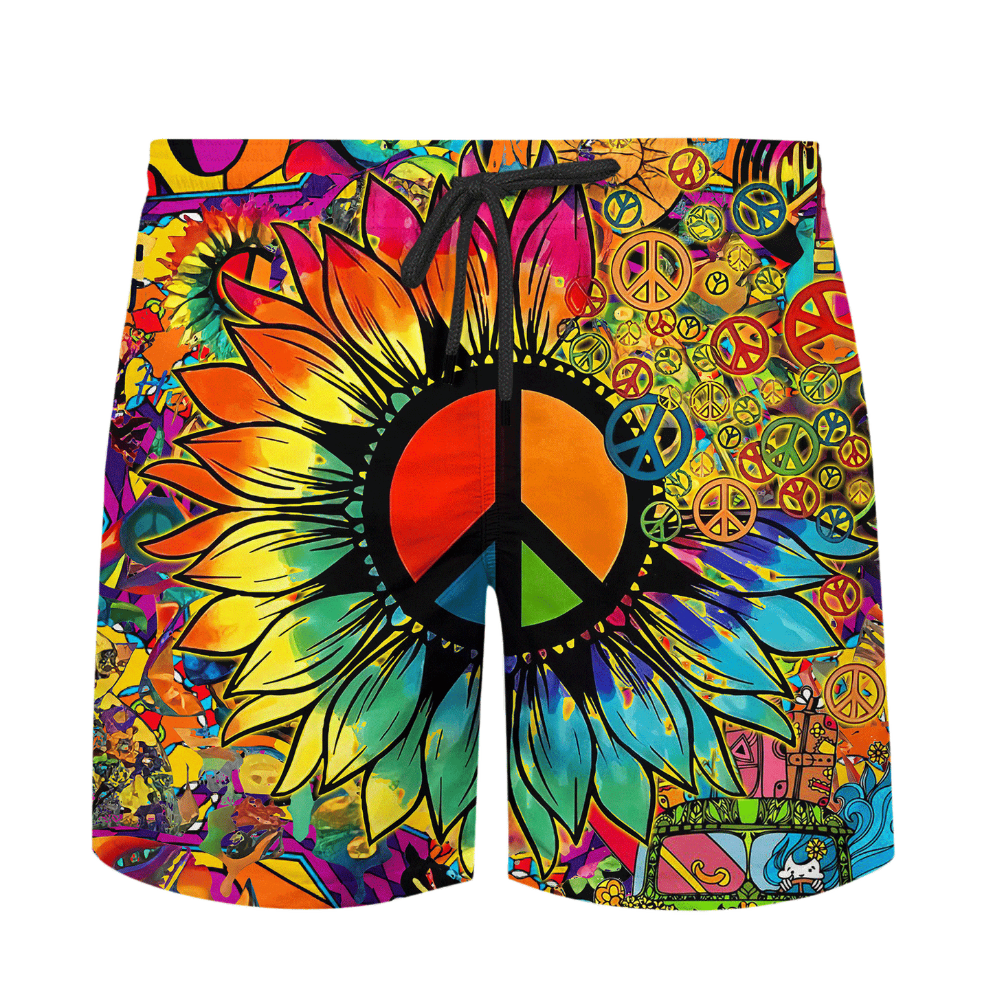 Hippie Hawaiian Shirt Retro Summer Beach Gift Idea LTHI255