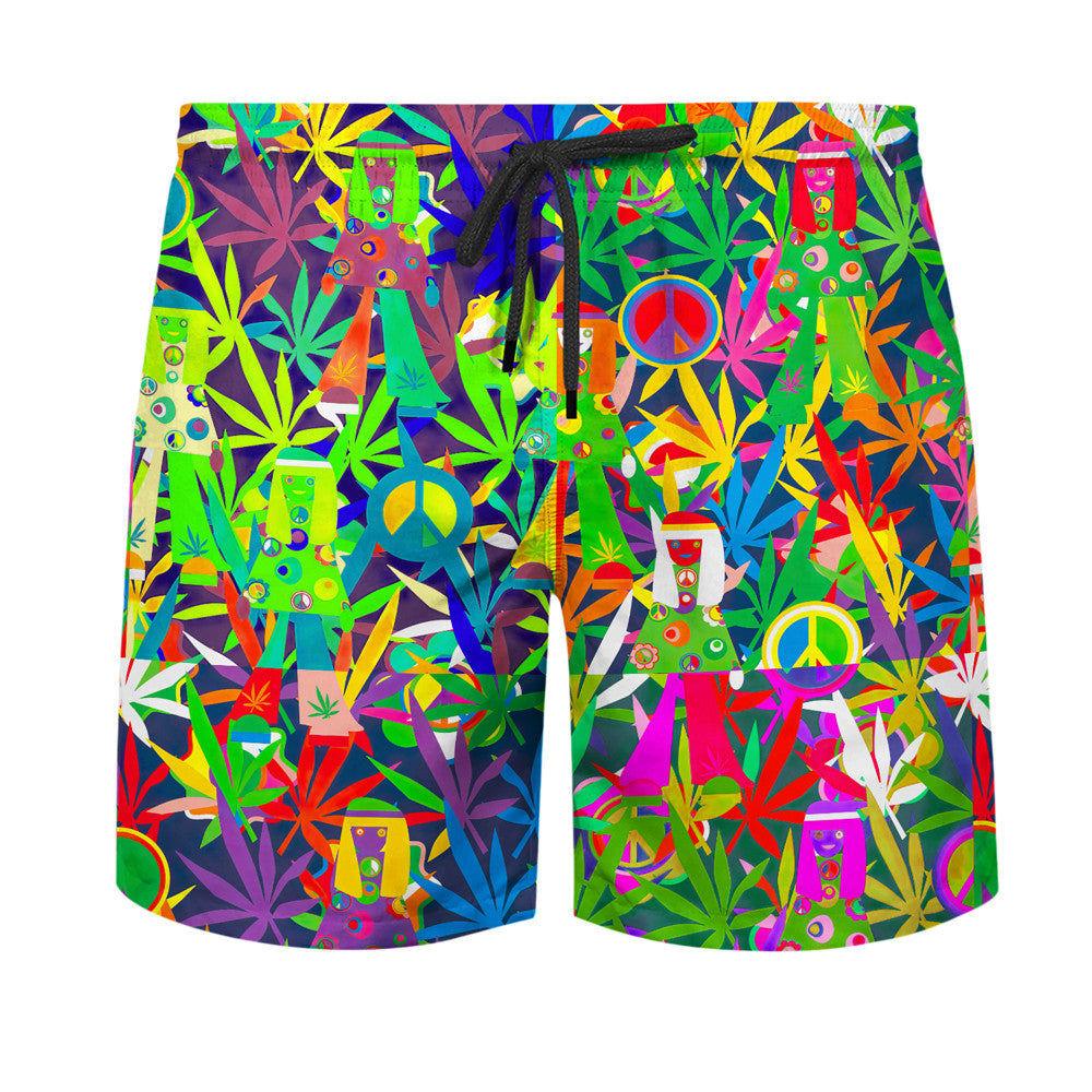 Hippie Hawaiian Shirt Groovy Festival Beach Gift HBLTHI46