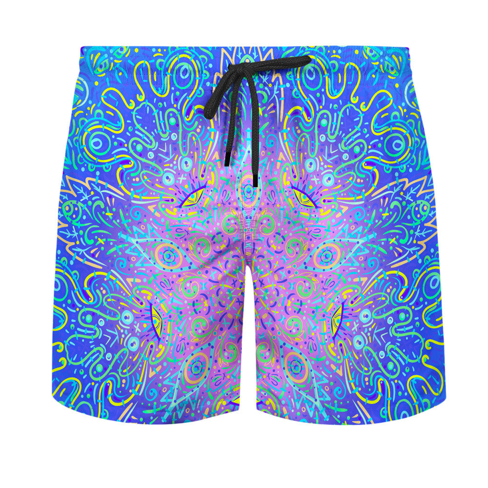 Hippie Hawaiian Shirt Psychedelic Summer Beach Gift HBLTHI74