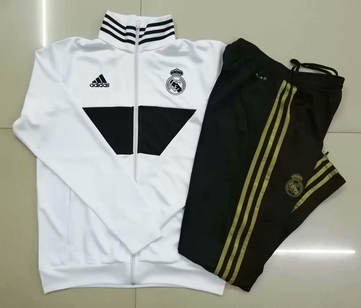 1920 Collar Real Madrid White S~2XL Style 1