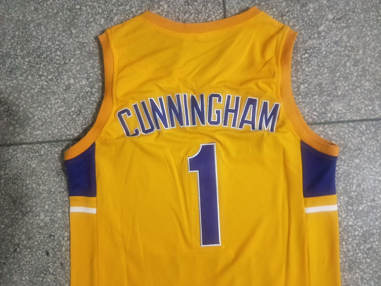 1 Cade Cunningham High School 1 # - Yellow Jersey Style 3