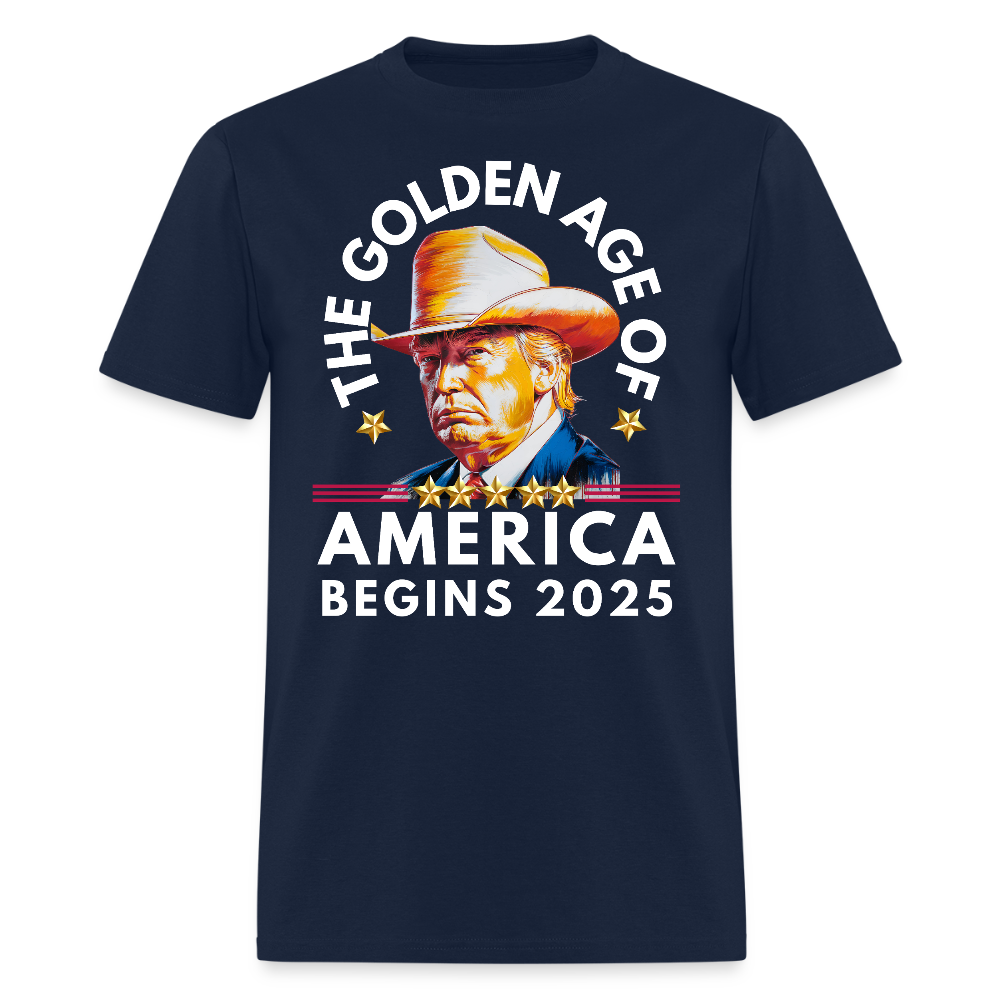 The Golden Age Of America Begins 2025 Front Print T Shirt