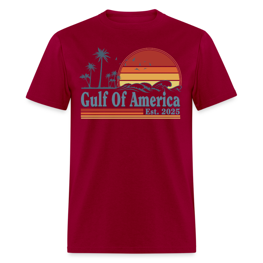 Gulf Of America Est 2025 Retro Vintage Beach T Shirt