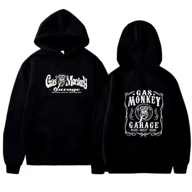 2 Sides Gas Monkey Garage Hoodie, Gift For Fan, Gift For Her, Gift For Him T-Shirts, Sweatshirt | InkThreadWorks.com