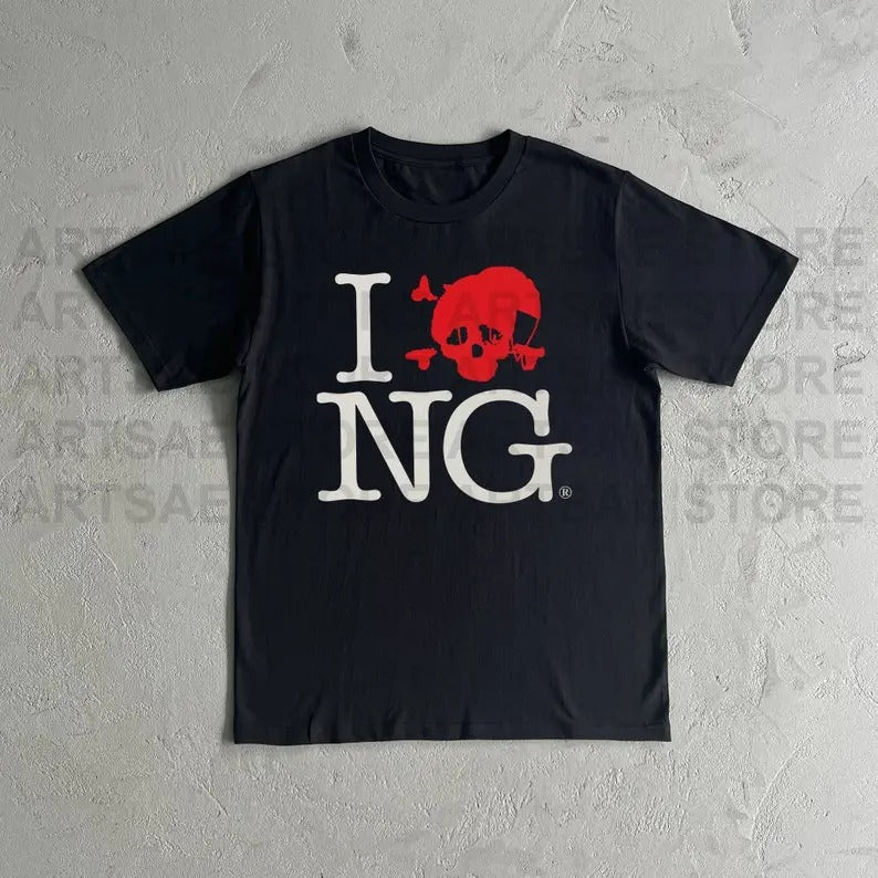 2 Slides, I Love Novagang Heavy Cotton Tee Shirt - Goth Money Novagang Nettspend Tshirt, Unisex, Gift, Graphic T Shirt, Gift For Him, Gift For Her