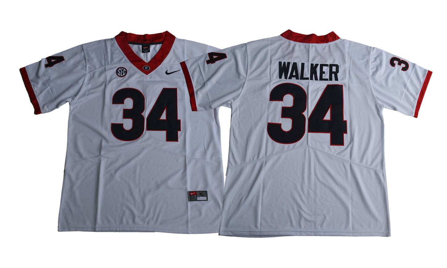 2017 Georgia Bulldogs 34 White