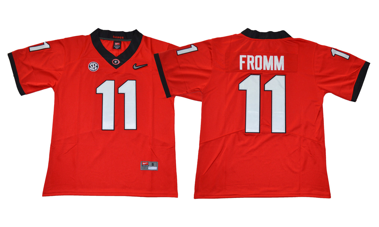 2018 Georgia Bulldogs 11 Diamond Edition Red