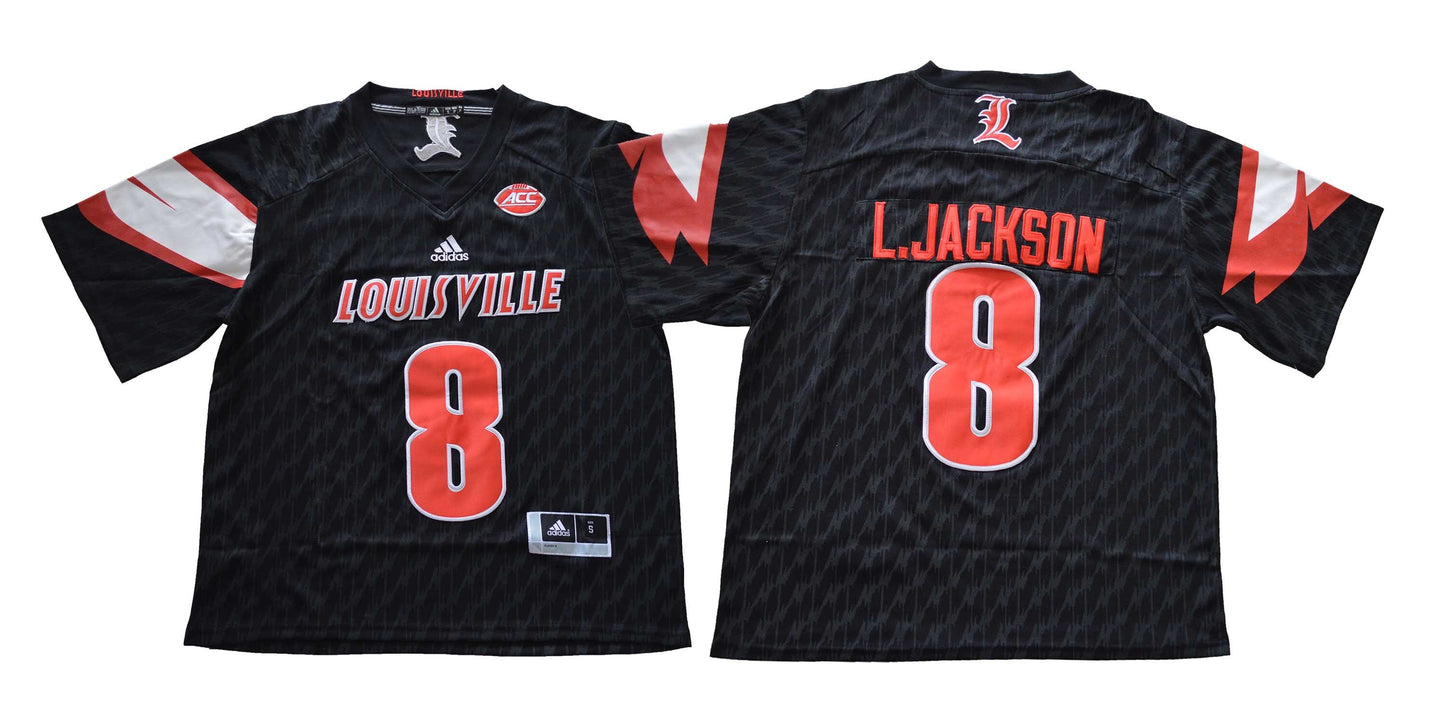 2018 Louisville Cardinals 8 New Black