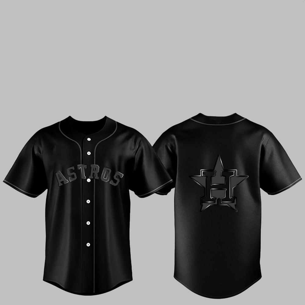 2025 Astros Back In Black Jersey - Grishko.com