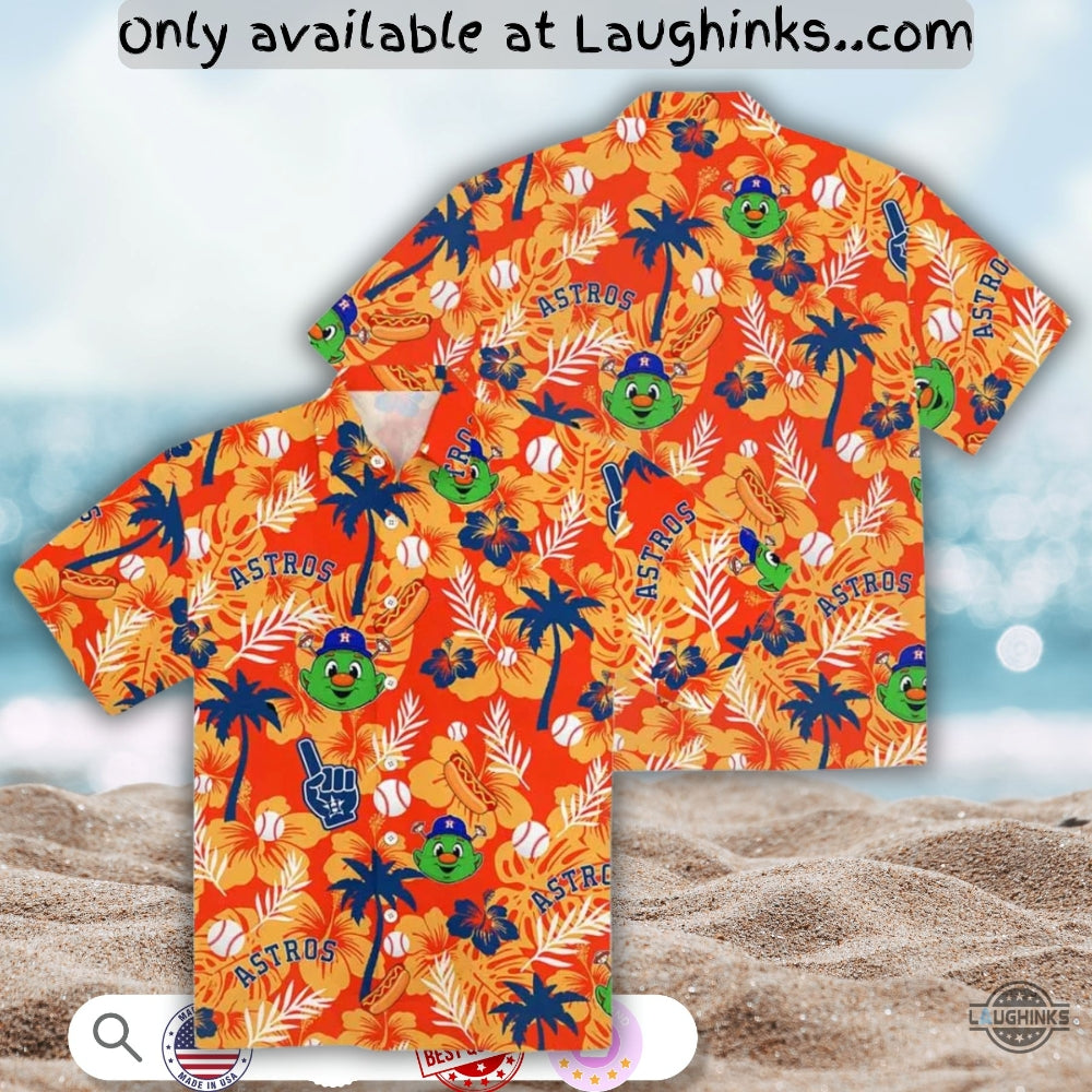 2025 Astros Orange Hawaiian Shirt Giveaway