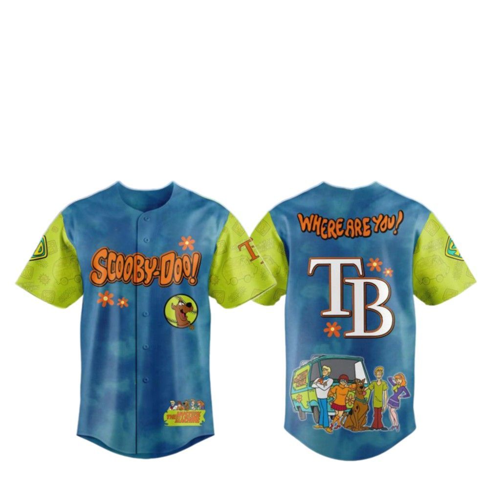 2025 Bay Rays Scooby-Doo Baseball Jersey - Grishko.com