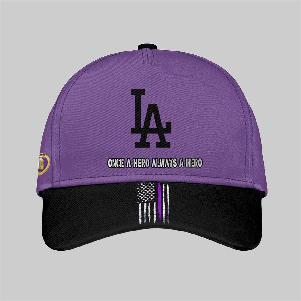 2025 LA Dodgers National Purple Heart Day Jersey - Grishko.com