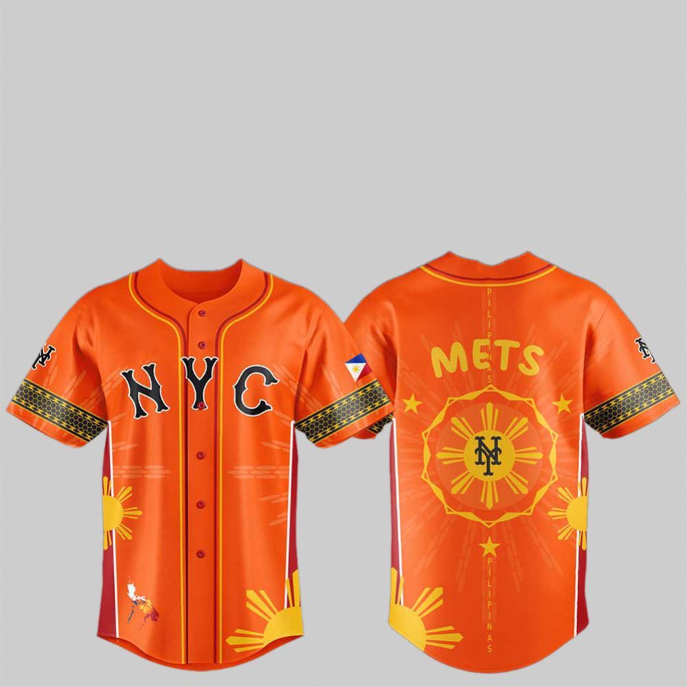 2025 NY Mets Filipino Heritage Night Jersey - Grishko.com