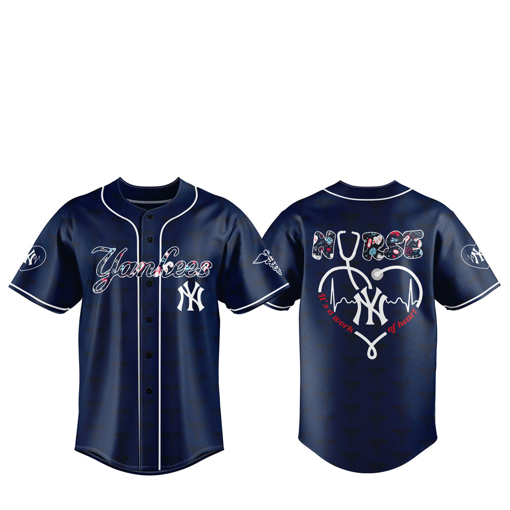 2025 NY Yankees NURSES NIGHT Jersey - Grishko.com