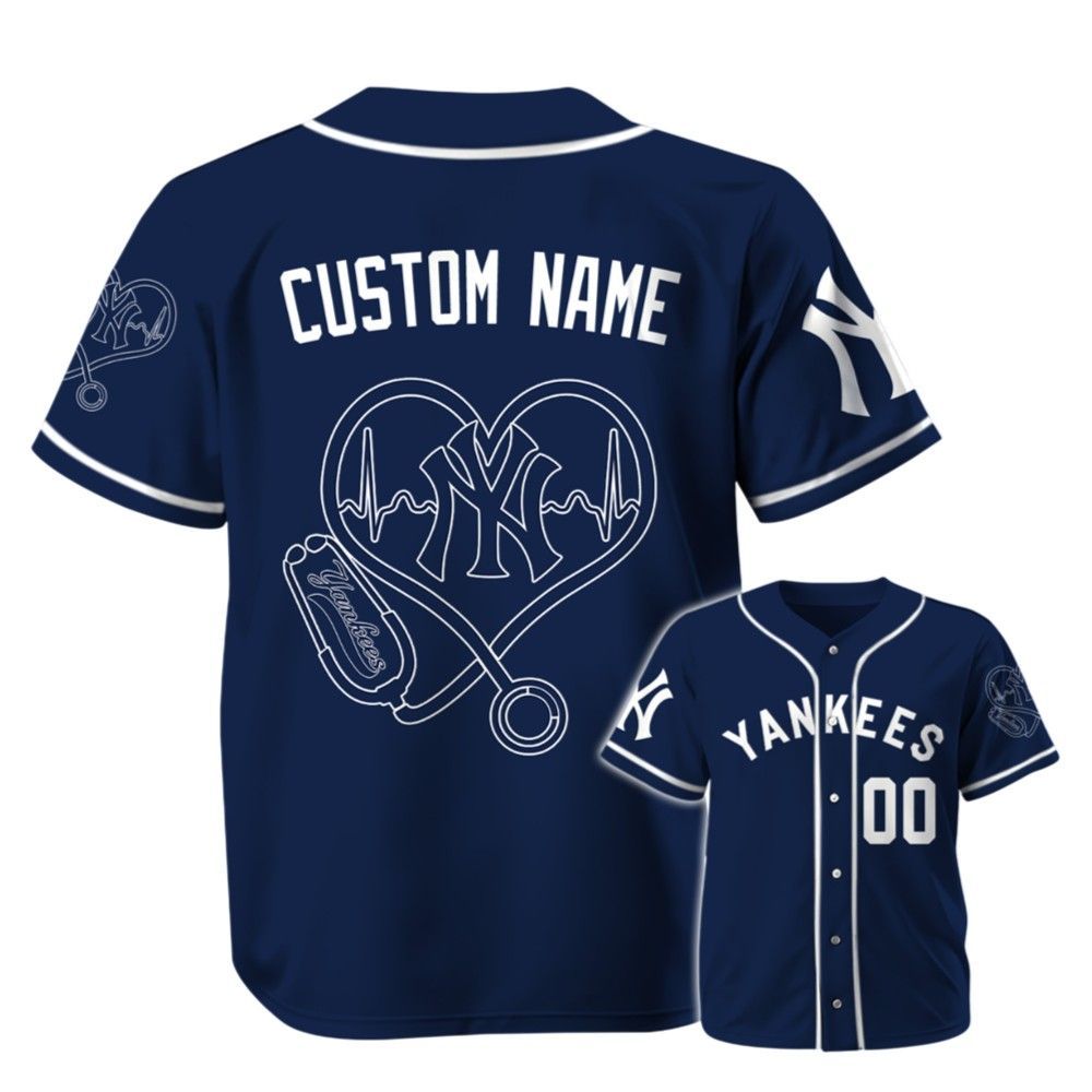 2025 NY Yankees Nurse Heartbeat Jersey - Grishko.com