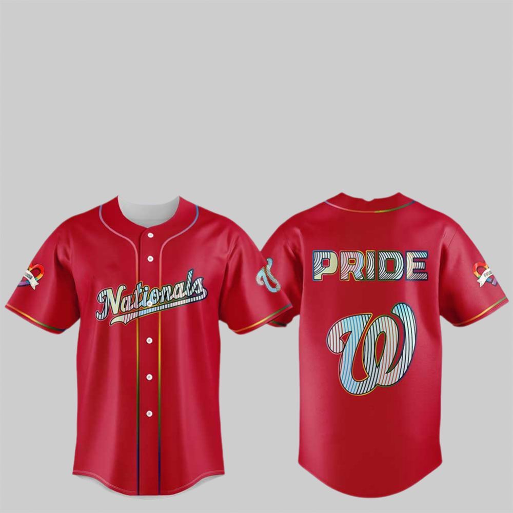 2025 Nationals LGBTQ Pride Night Jersey - Grishko.com