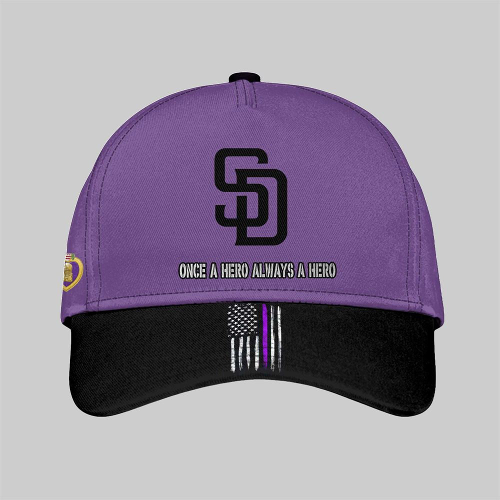 2025 SD Padres National Purple Heart Day Jersey - Grishko.com