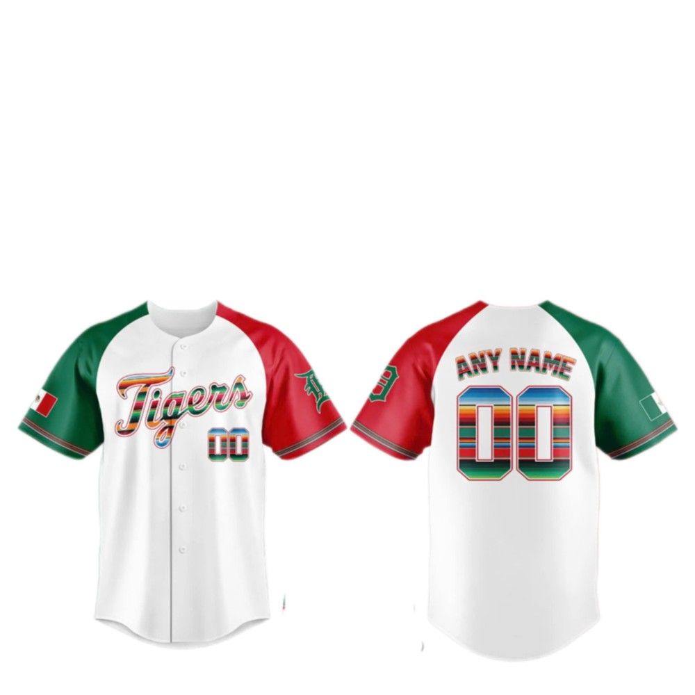 2025 Tigers Mexican Heritage Night Jersey - Grishko.com