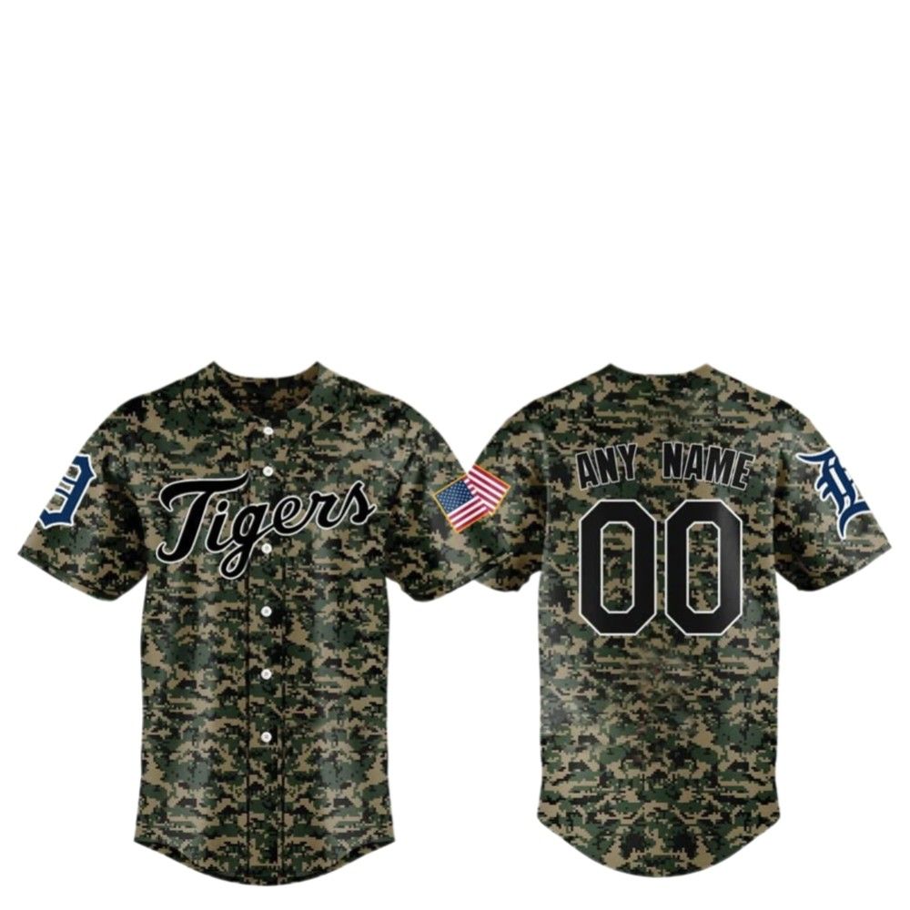 2025 Tigers Veteran Day Jersey - Grishko.com