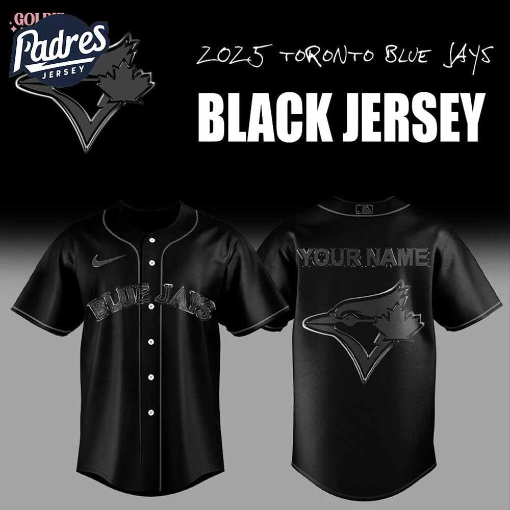 2025 Toronto Blue Jays Back In Black Baseball Jersey - Padres Jersey Oasis: Elevate Your Baseball Style Game