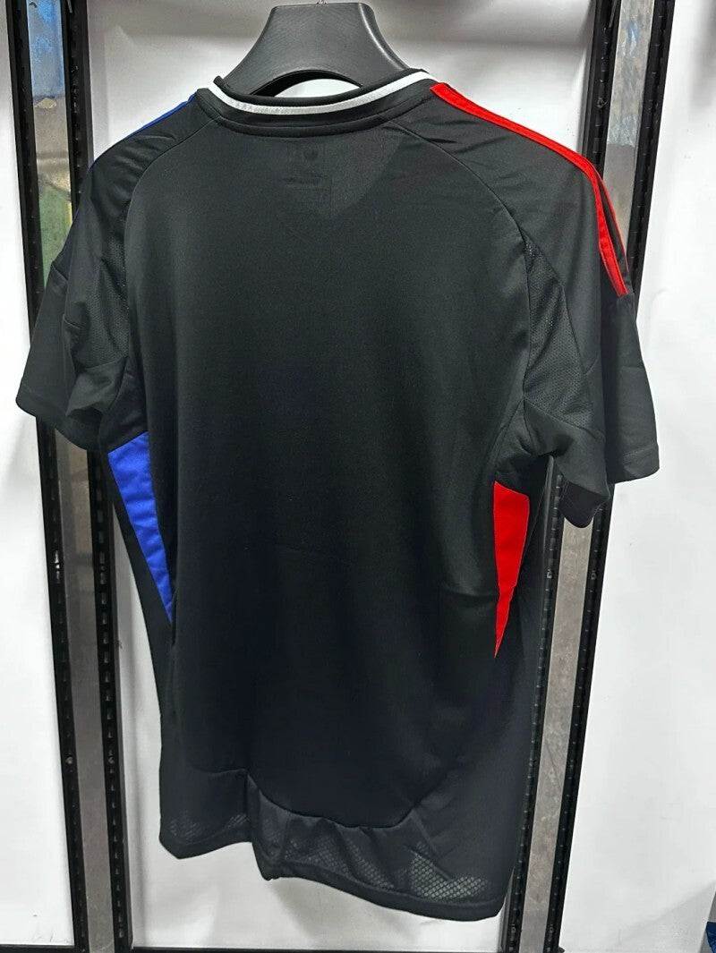24-25 lyon away black soccer jersey size s-2xl Style 1