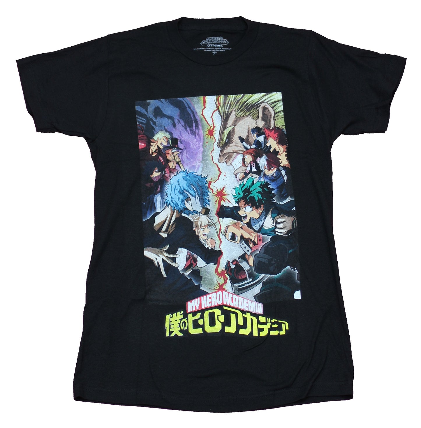 My Hero Academia Mens T-Shirt - League of Villains Poster Show Down