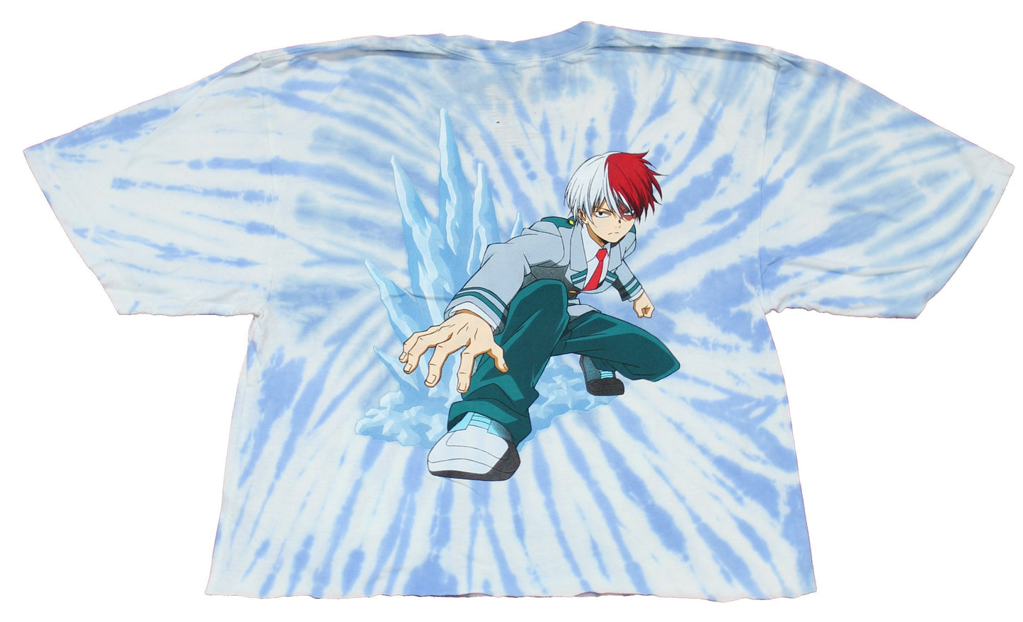 My Hero Academia Girls Juniors Crop T-Shirt - Shoto Todoroki Quirk