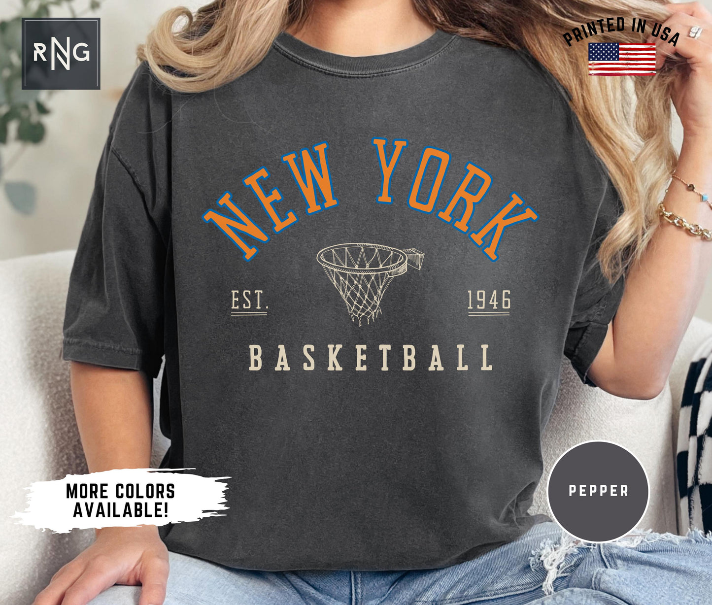 York Basketball Retro Knick Basketball York Basketball York Sports Retro Knick Fan (4)