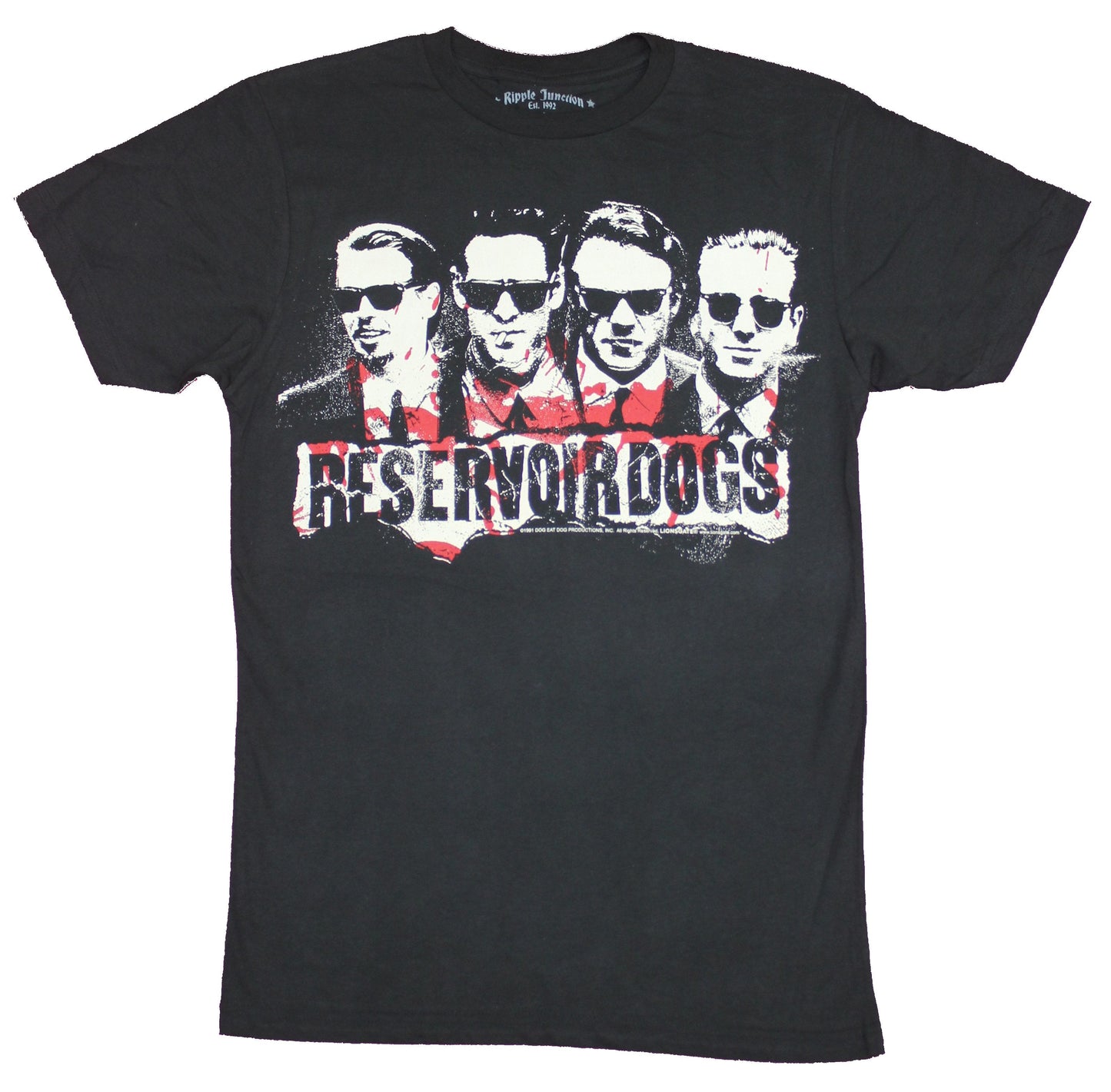 Reservoir Dogs Mens T-Shirt - Bloody Misters Head Shot Logo