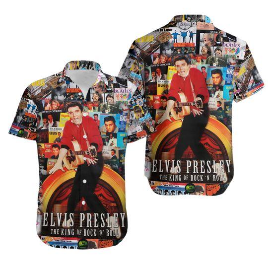 3d elvis presley album hawaiian shirt gift for family and friend 2708842
