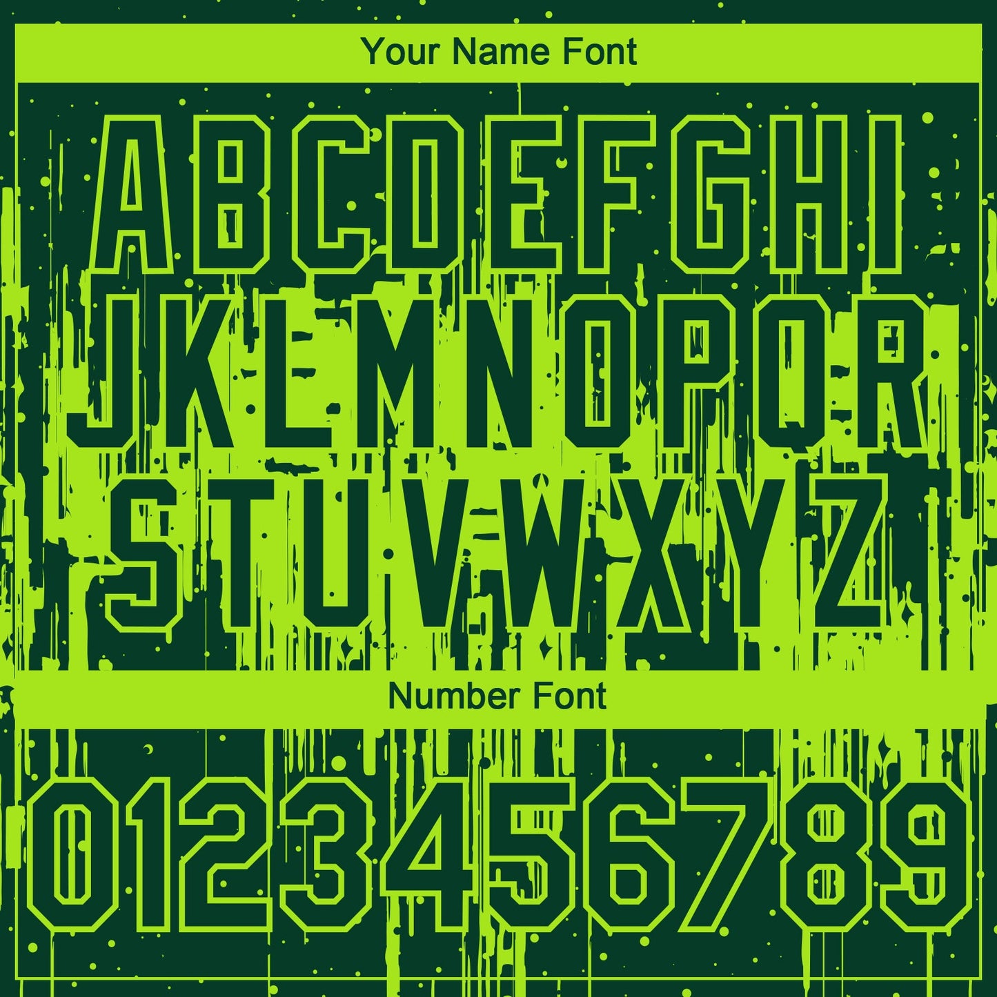 Custom Green Neon Green Dripping Splatter Paint Authentic Baseball Jersey