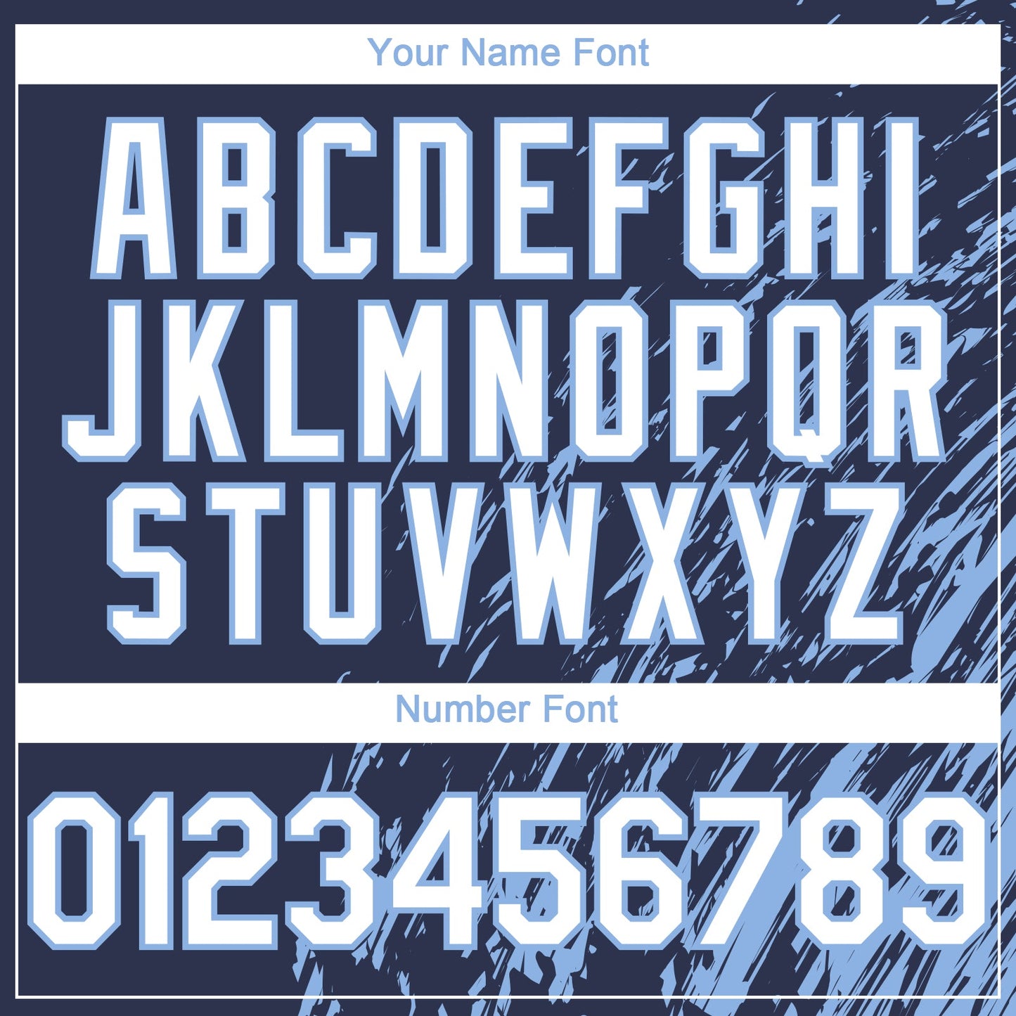 Custom Navy White-Light Blue Paint Stroke Grunge Streak Authentic Baseball Jersey