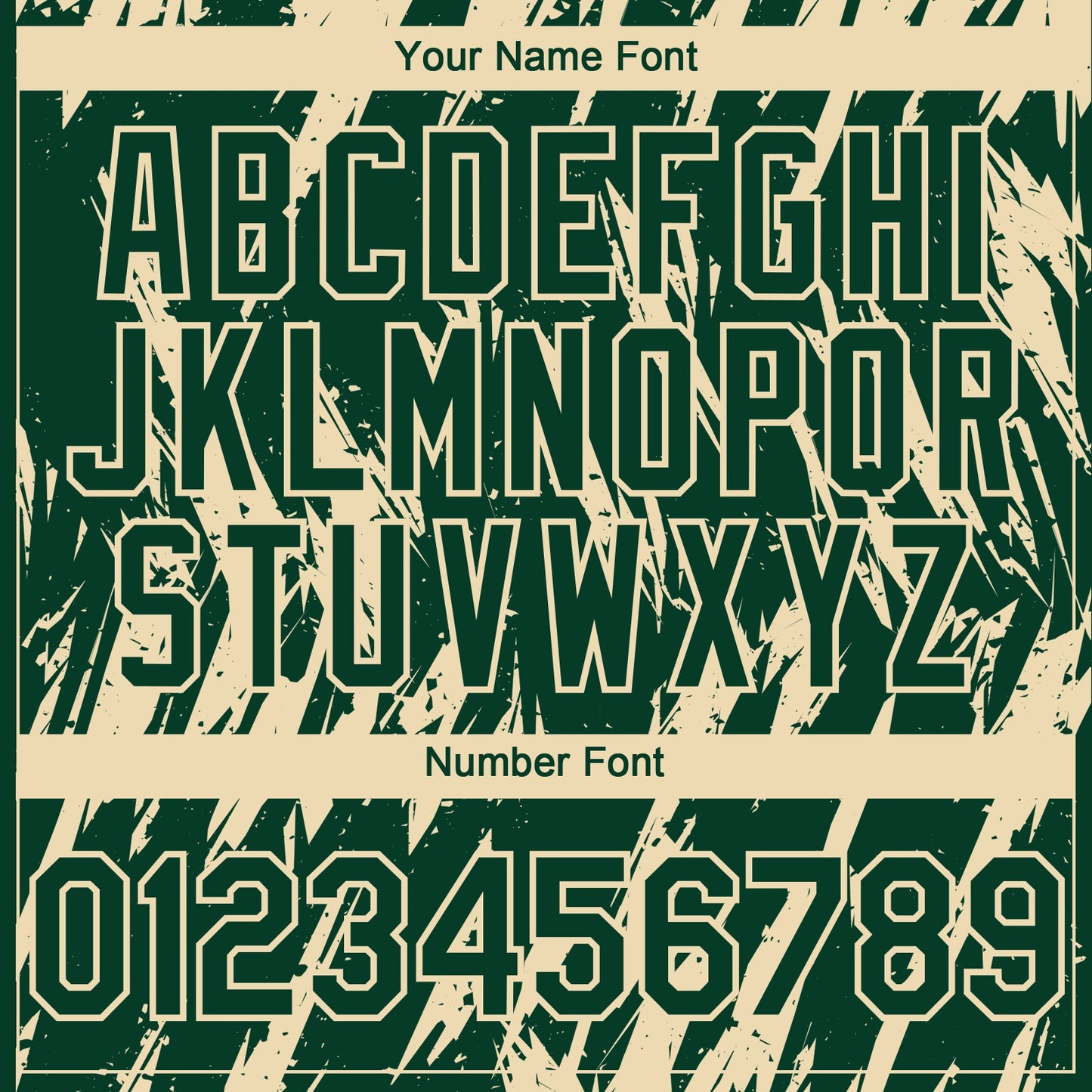Custom Green Cream Splatter Torn Sharp Brush Stroke Authentic Baseball Jersey