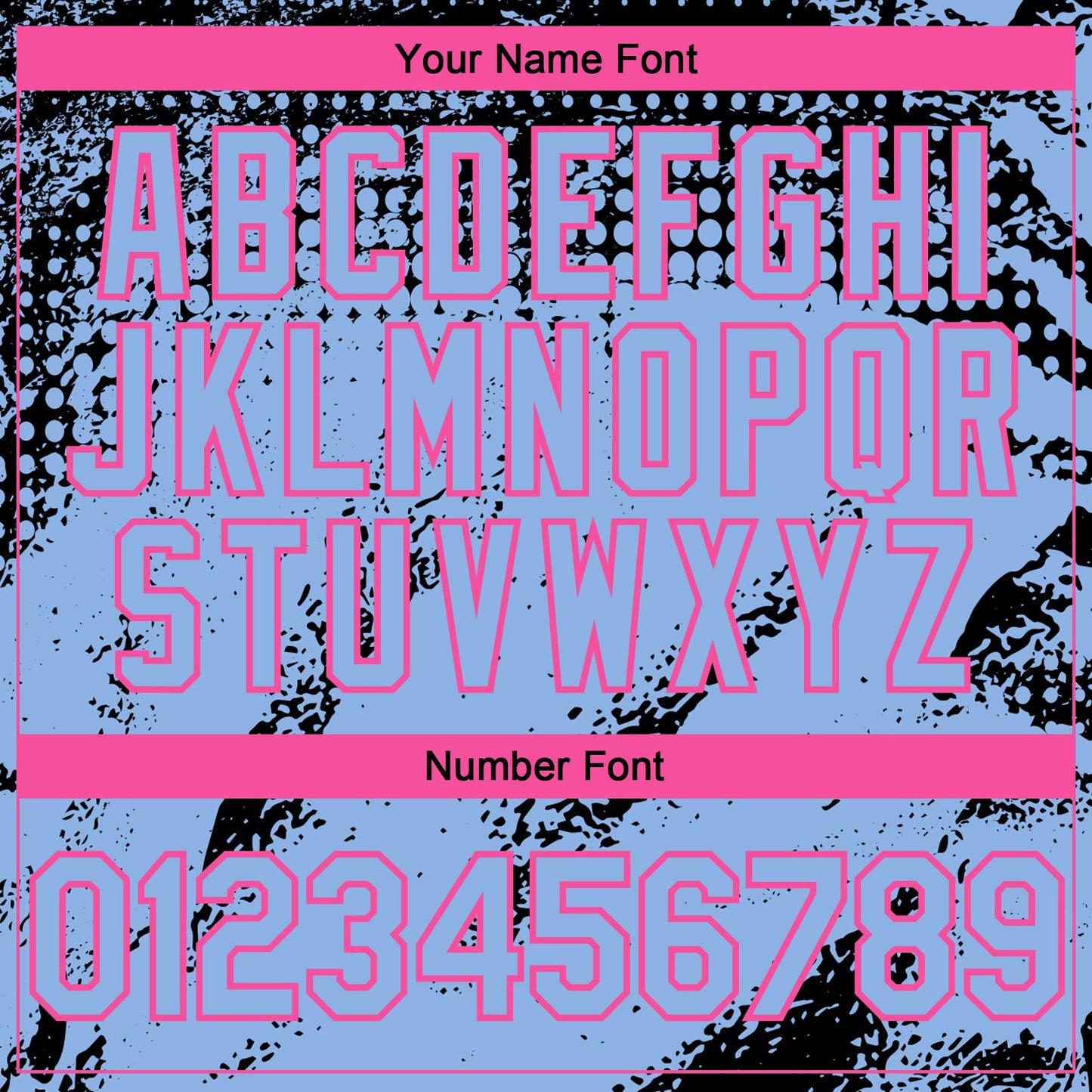 Custom Black Light Blue-Pink Splash Grunge Fragment Authentic Baseball Jersey