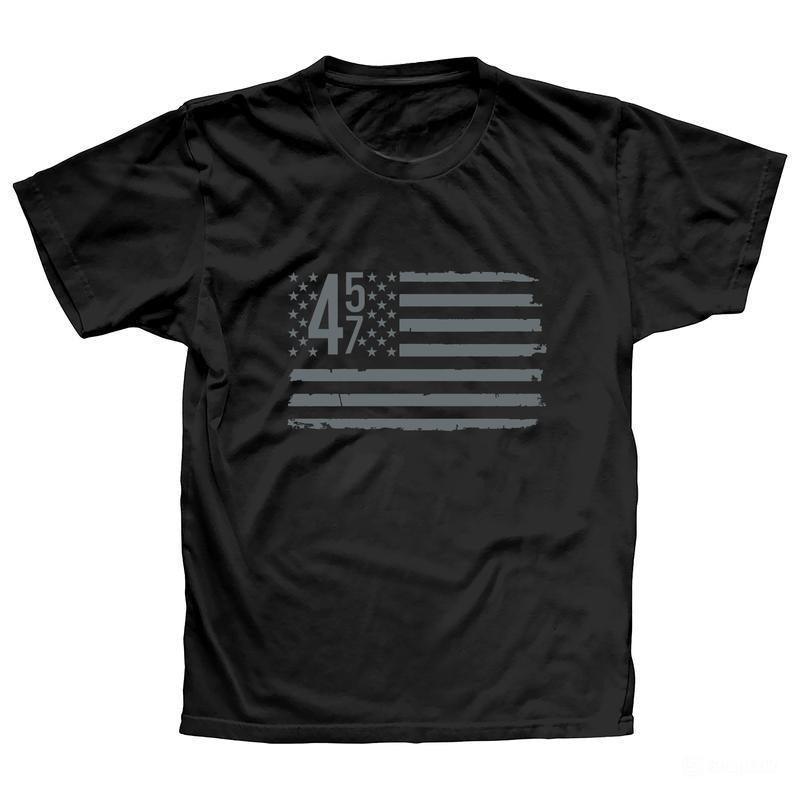 45/47 American Flag T-shirt, Trum Shirt, President Shirts, Make America Great Again, For Men, For Women