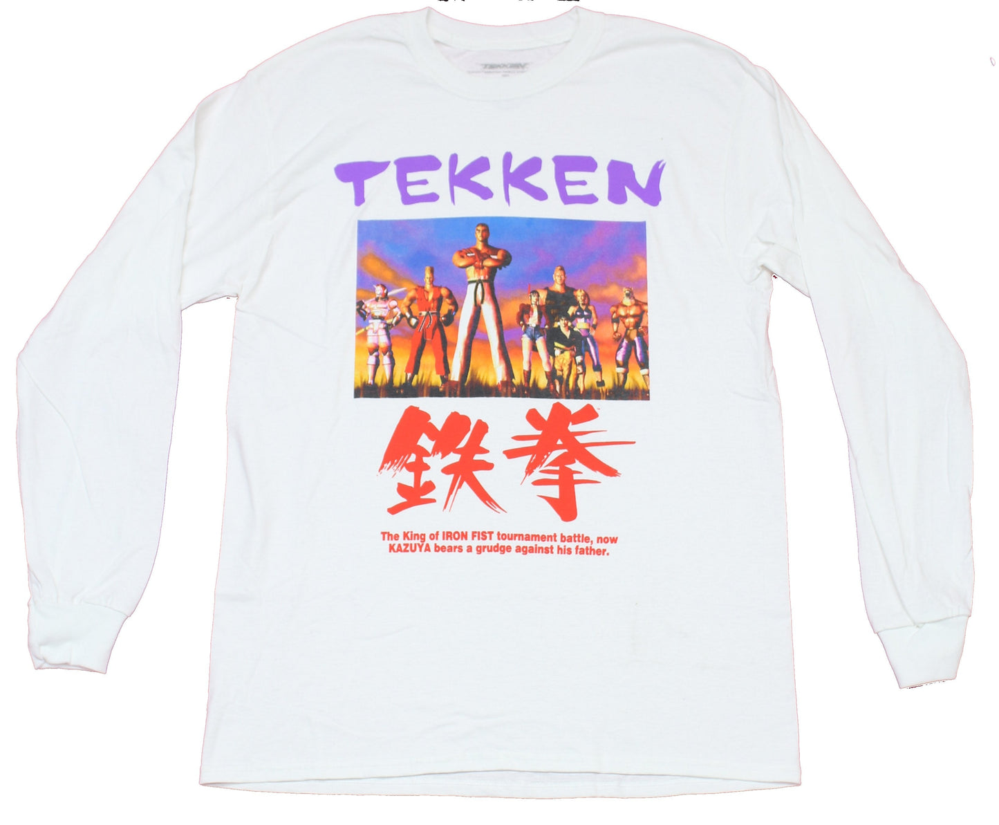 Tekken Long Sleeve Mens T-Shirt - King of Iron Fist Photo Box