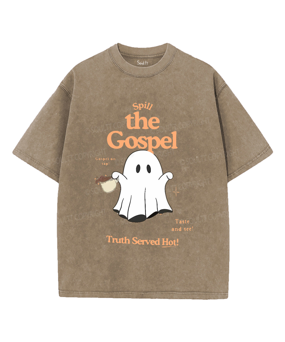 Truth Served Hot Unisex Washed Christian T-shirt