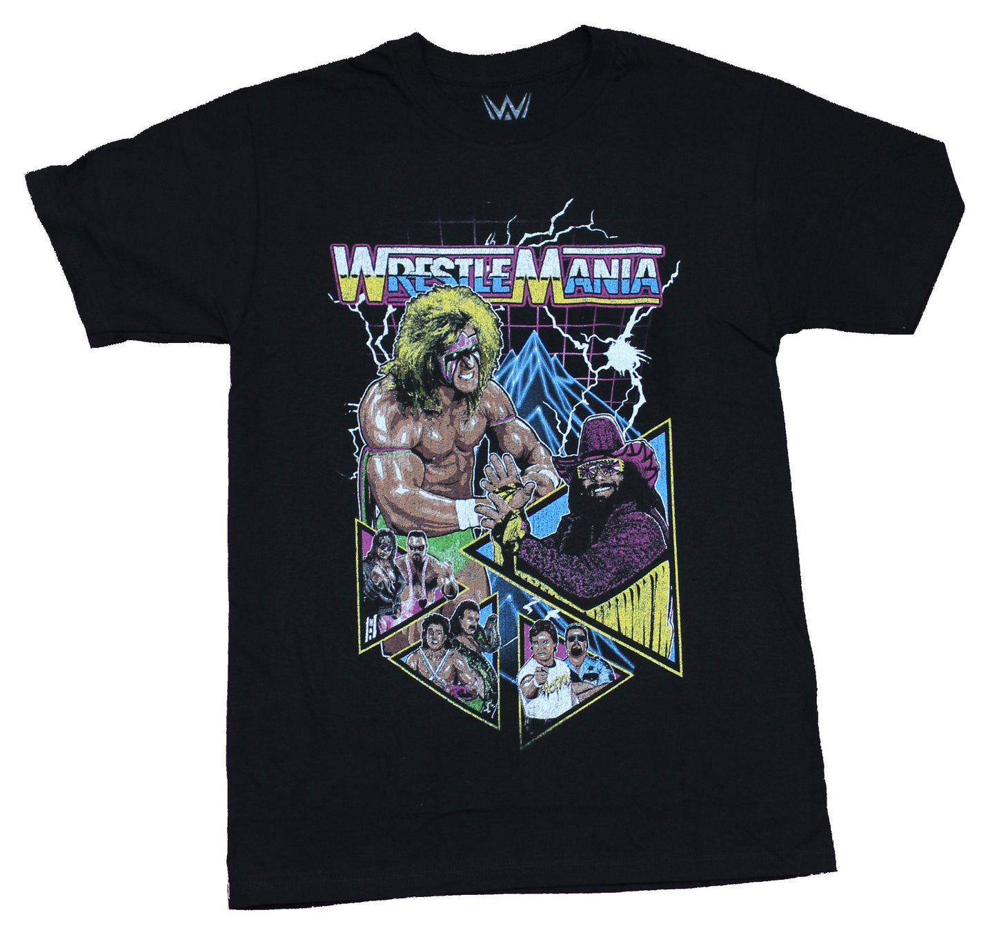 WWE Mens T-Shirt - WrestleMania Ultimate Warrior Macho Man & More Poster