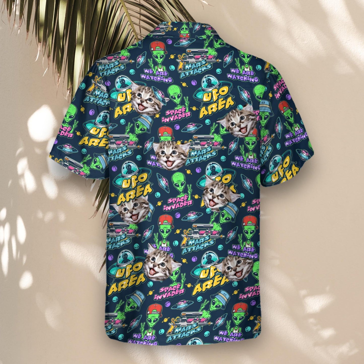 Alien Invasion | Aloha Custom Hawaiian Shirts with Faces or Logos