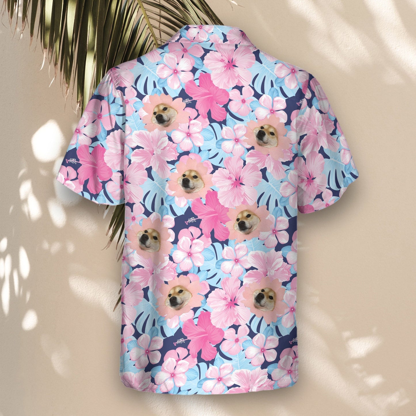 Tropical Floral Escape | Aloha Custom Hawaiian Shirts with Faces or Logos