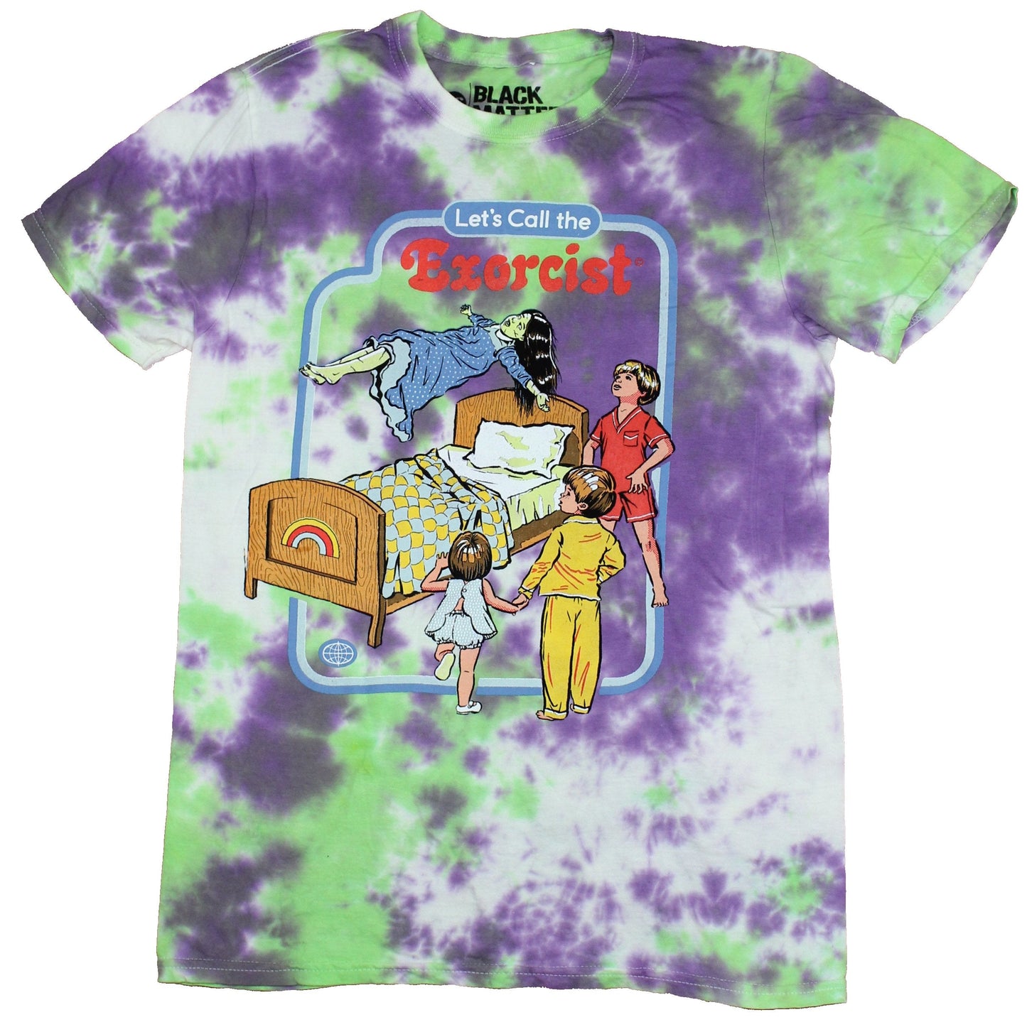 Lets Call the Exorcist Movie Mens T-Shirt - Storybook Image