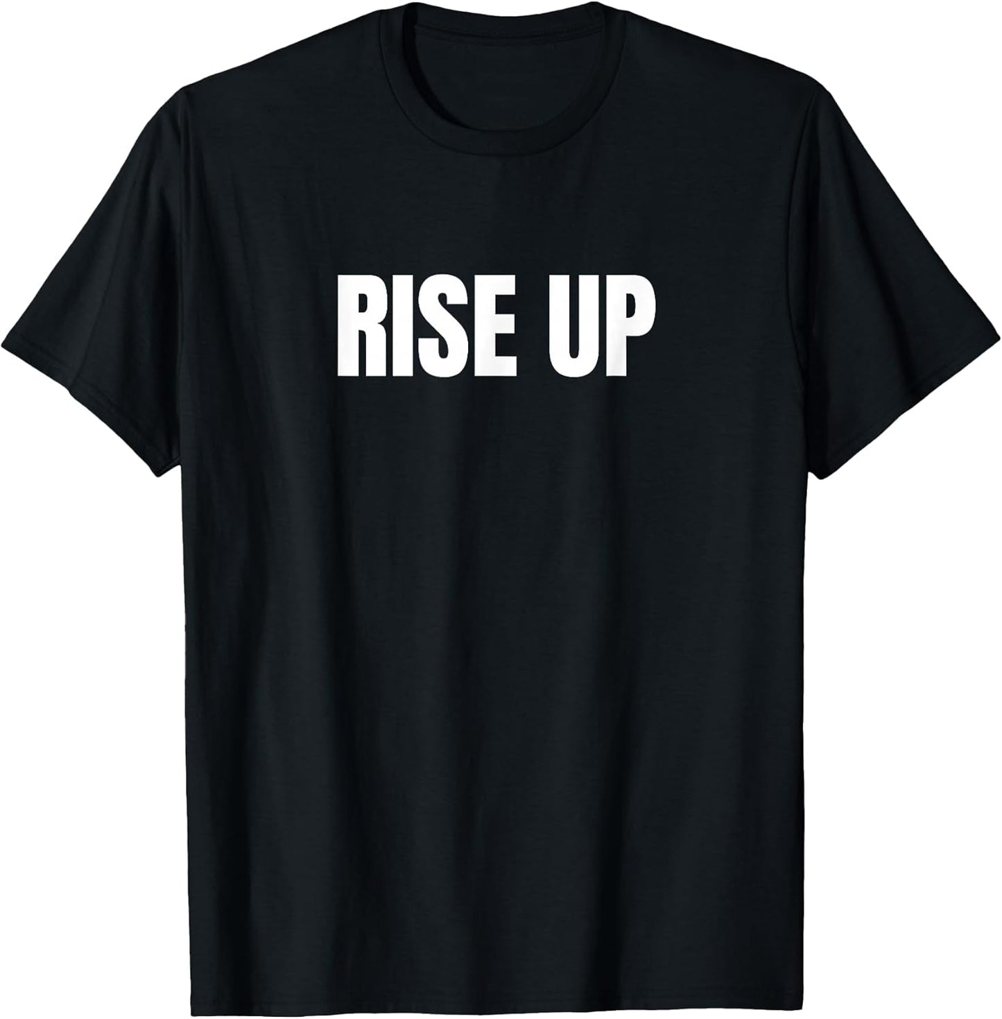 Motivational Rise Up Minimalists Simple T-Shirt