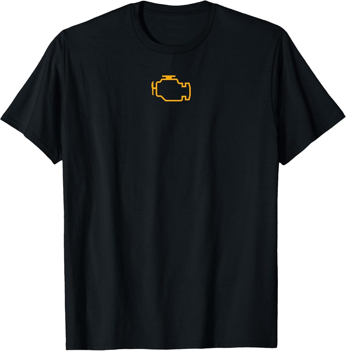 Check engine minimalist funny light for mechanics, coder T-Shirt